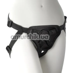 Трусики для страпона Crushious Snap Strap, черные - Фото №1