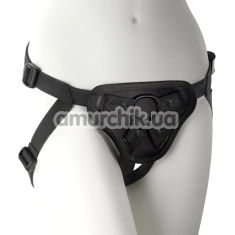 Трусики для страпона Crushious Snap Strap, черные - Фото №1
