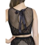 Комплект Fifty Shades of Grey Captivate Lacy Bra Set, черный: топ + колготки - Фото №3