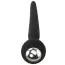 Уретральна вставка Penis Plug Jewellery Pin 100% Silicone, чорна - Фото №3