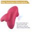 Симулятор орального сексу для жінок Sweet Play Clitoral Suction Vibrator A15, рожевий - Фото №12