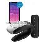 Вибратор Satisfyer Double Fun Partner Vibrator, черный - Фото №1