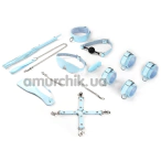 Бондажный набор Liebe Seele Macaron Beginner's Bondage Kit 9pcs, голубой - Фото №1
