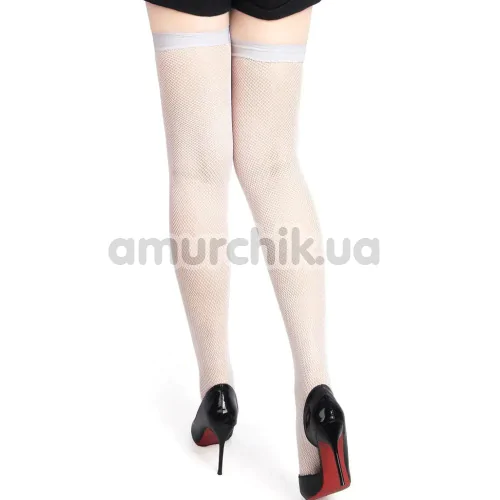 Панчохи Star Night Stockings Small Mesh, білі