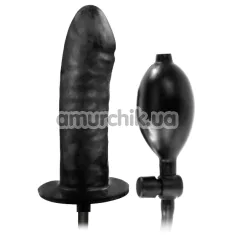Анальный расширитель Bigger Joy Inflatable Penis, черный - Фото №1