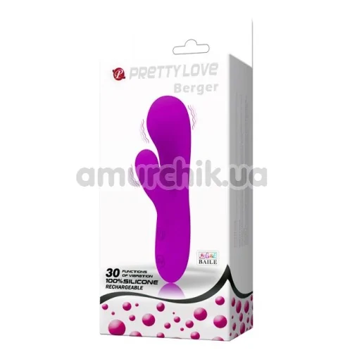 Вибратор Pretty Love Berger, фиолетовый