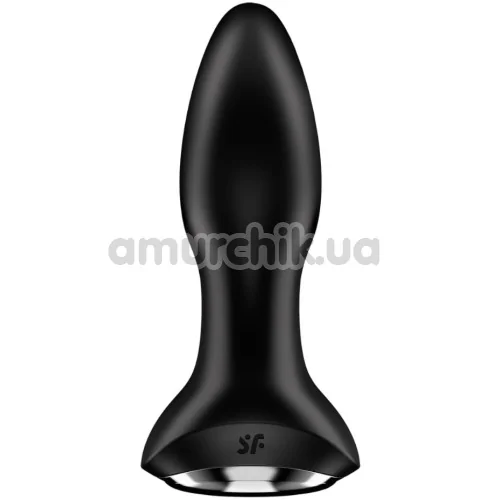 Анальна пробка з вібрацією та ротацією Satisfyer Rotator Plug 2+, чорна