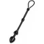 Ерекційне кільце з анальною пробкою Malesation Cock-Grip mit Alu-Plug gross, чорне - Фото №1