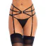 Гартери Leg Avenue Estee Rhinestone Garter Belt, чорні - Фото №1