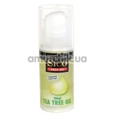 Лубрикант Sico Aqua Gel Tea Tree Oil - чайне дерево, 100 мл - Фото №1