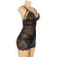 Комплект Star Night Sexy Floral Lace Babydoll, чорний: пеньюар + трусики-стрінги - Фото №10