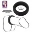 Эрекционное кольцо Black Velvets Cock Ring 3.2 см, чёрное - Фото №4