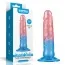 Фалоімітатор LoveToy Dazzle Studs 7 '', рожево-блакитний - Фото №3