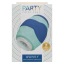Мастурбатор з вібрацією Party Color Toys Wanky, бірюзово-синій - Фото №14