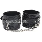 Наручники Behave! Luxury Fetish Be Good Wrist Cuffs, черные - Фото №1