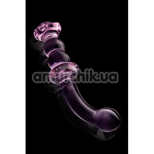 Фаллоимитатор Glaze Glass Rosebud G-Spot Dildo 8, розовый