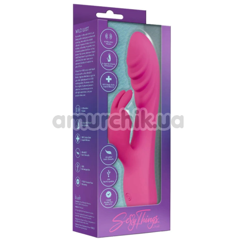 Вібратор Sexy Things Wild Lust, рожевий