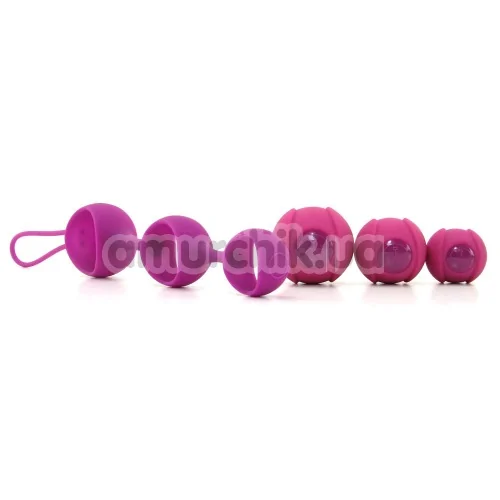Вагинальные шарики Key Stella III Graduated Kegel Ball Set, розовые