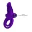 Виброкольцо Pretty Love Vibrant Penis Ring 210203, фиолетовое - Фото №6