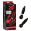 Затискачі для сосків Sins Inquisition Screw Shaped Magnetic Nipple Clamps, чорні - Фото №6