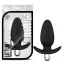 Анальная пробка с вибрацией Little Thumper Vibrating Silicone Anal Plug, черная - Фото №2