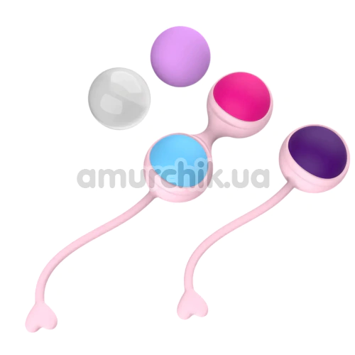 Набор вагинальных шариков Odeco Every Night Toys Kegel Balls YAI-010K1, разноцветный