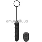 Анальный вибратор с эрекционным кольцом Dorcel Deep Seeker, черный - Фото №1