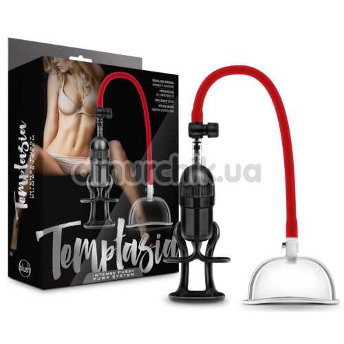 Вакуумна помпа для вагіни Temptasia Intense Pussy Pump System, прозора