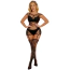 Комбінезон Star Night Pin-Up Net Bodystocking, чорний - Фото №2
