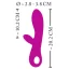 Вибратор XouXou Super Soft Silicone Rabbit Vibrator, фиолетовый - Фото №11