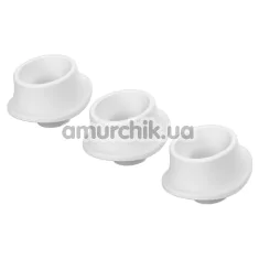 Набір насадок на симулятор орального сексу для жінок Womanizer Premium, Classic (Size L), білий - Фото №1