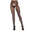 Колготки Leg Avenue Bloom Net Suspender Tights, черные - Фото №1