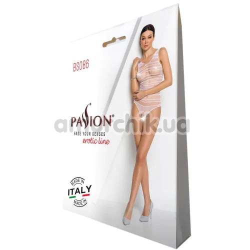 Боди Passion Free Your Senses Erotic Line BS086, белое