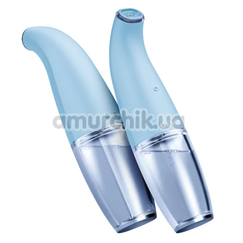 Устройство для очищения кожи лица Geske Aqua-Stream Face Cleanser 8 in 1, голубое
