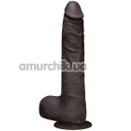 Фаллоимитатор The Realistic Cock UR3 24 см с мошонкой, темно-коричневый - Фото №1