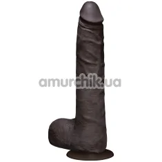 Фаллоимитатор The Realistic Cock UR3 24 см с мошонкой, темно-коричневый - Фото №1