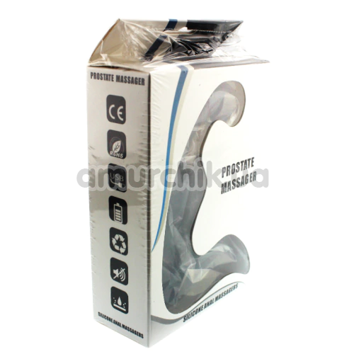 Вібростимулятор простати Silicone Prostate Massager, чорний