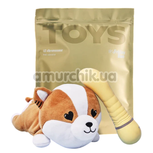 Чехол для хранения секс-игрушек Friday Bae Plush Shibae In Love, коричневый