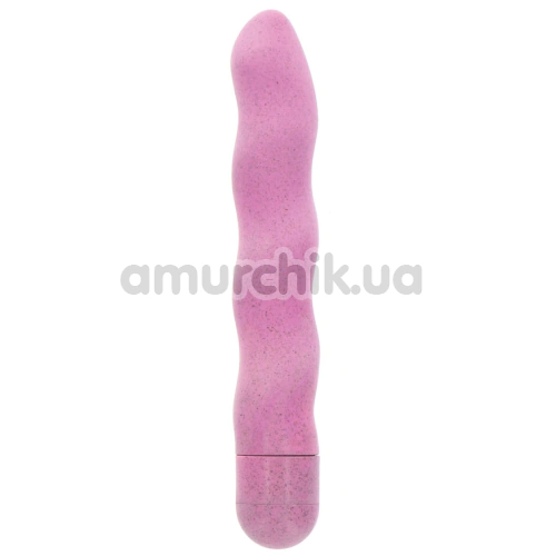 Вібратор Fuck Green Organic Wave Vibrator, рожевий - Фото №1