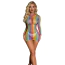 Платье Star Night Sexy Mesh Colourful Mini Dress, разноцветное - Фото №2