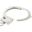 Наручники DS Fetish Metal Handcuffs, срібні - Фото №3