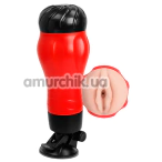 Мастурбатор с вибрацией Crazy Bull Maurice Vagina 00900T47Z, красный - Фото №1