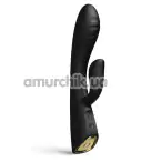 Вибратор с подогревом Dorcel Flexi Rabbit, черный - Фото №1