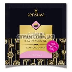 Лубрикант Sensuva Ultra-Thick Hybrid Formula Cotton Candy - цукрова вата, 6 мл - Фото №1