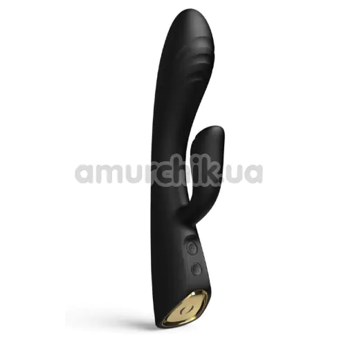 Вибратор с подогревом Dorcel Flexi Rabbit, черный - Фото №1