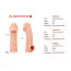 Насадка на пенис Kokos Penis Sleeve CS 001-L, телесная - Фото №2