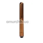 Вібратор 5-Function Precious Metal Slims, бронзовий - Фото №1