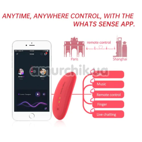 Клиторальный вибратор Magic Motion Magic Nyx, красный