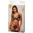 Комплект 2 Piece Strappy Garter and G-String Set, черный: бюстгальтер + трусики-стринги - Фото №3