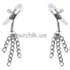 Зажимы для сосков Feral Feelings Nipple Clamps Tassels, белые - Фото №1